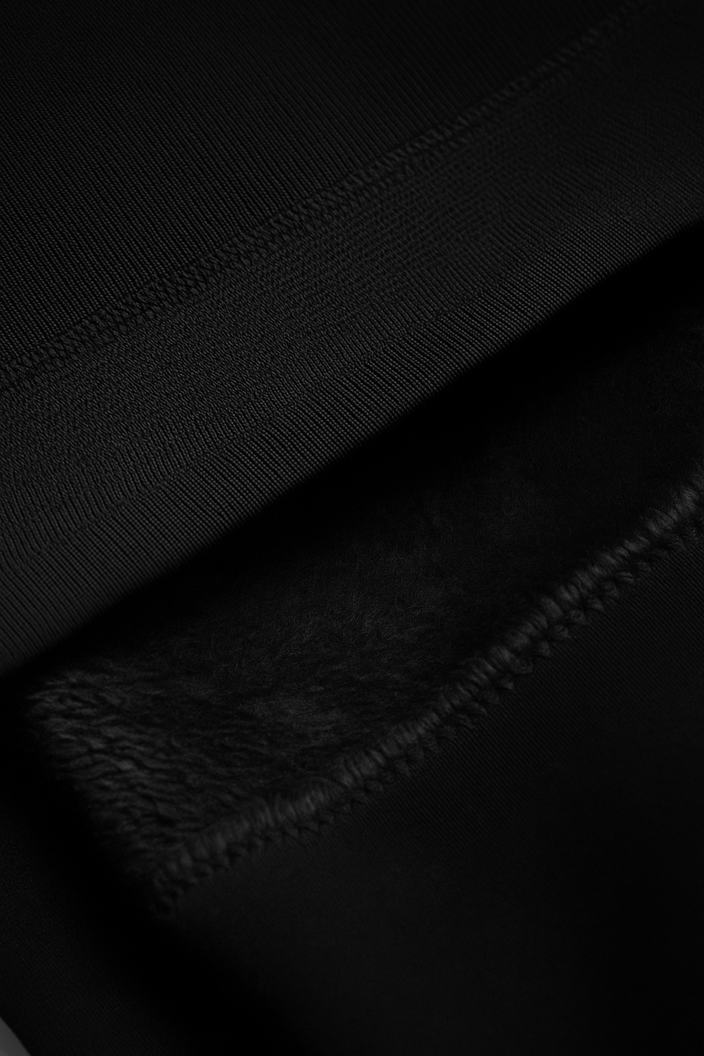 MAJA | ocieplane legginsy termo czarne z wysokim stanem