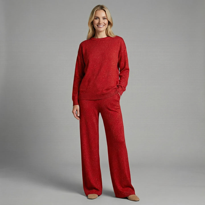 Noelle | Świąteczny komplet z połyskiem