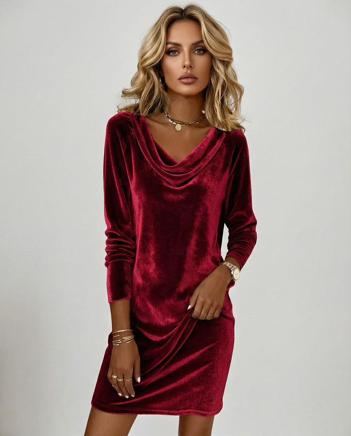 Eliza | Welurowa sukienka